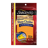 Sargento(R) Natural Deli Style Sharp Cheddar Thin Slices 11 Ct Picture